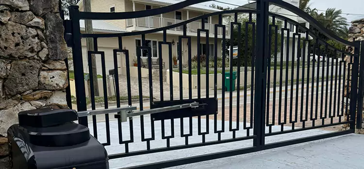 Swing Gate Opener with Keypad Reading